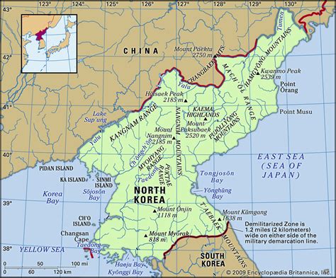 where is north korea located.